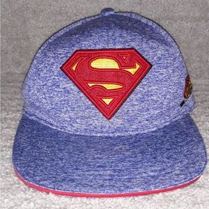 Boys DC Comics Licensed Blue Red Superman Superhero SnapBack Baseball Hat Cap💥